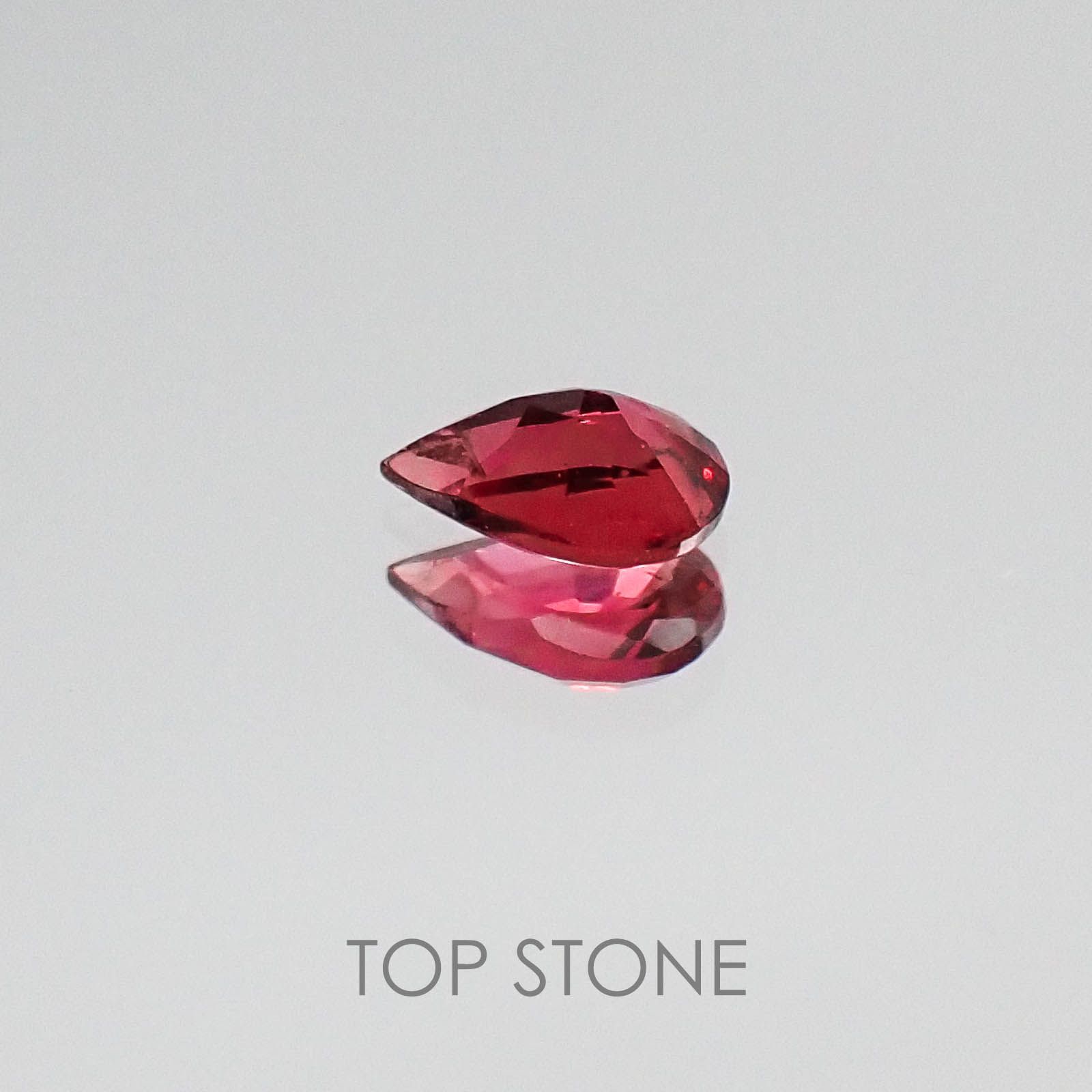 レッドスピネル タンザニア産 ルース 0.24ct[20073928]5.1×3.1mm前後