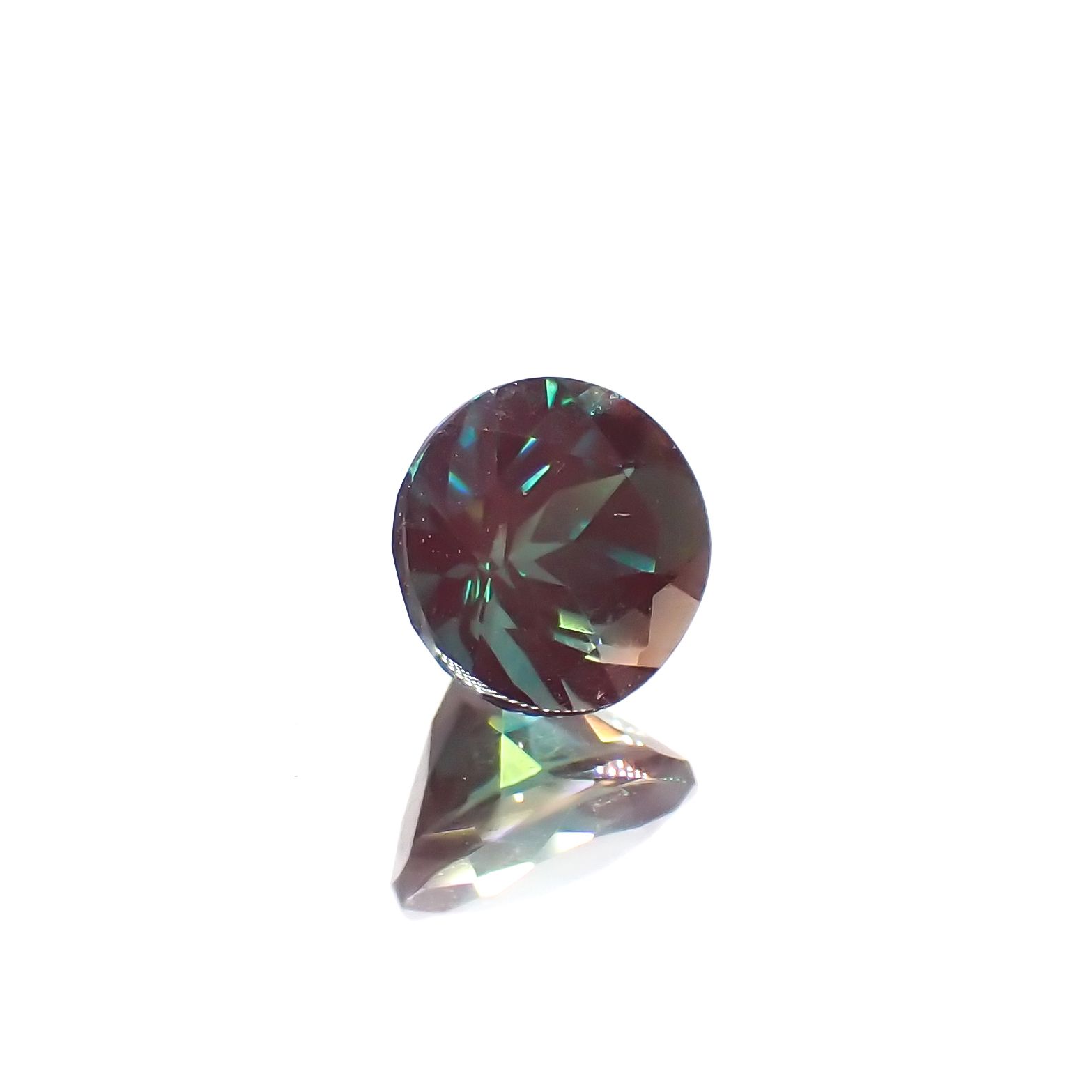 カラーチェンジアンデシン モンゴル産 0.49ct[230421464]4.9x4.9mm前後