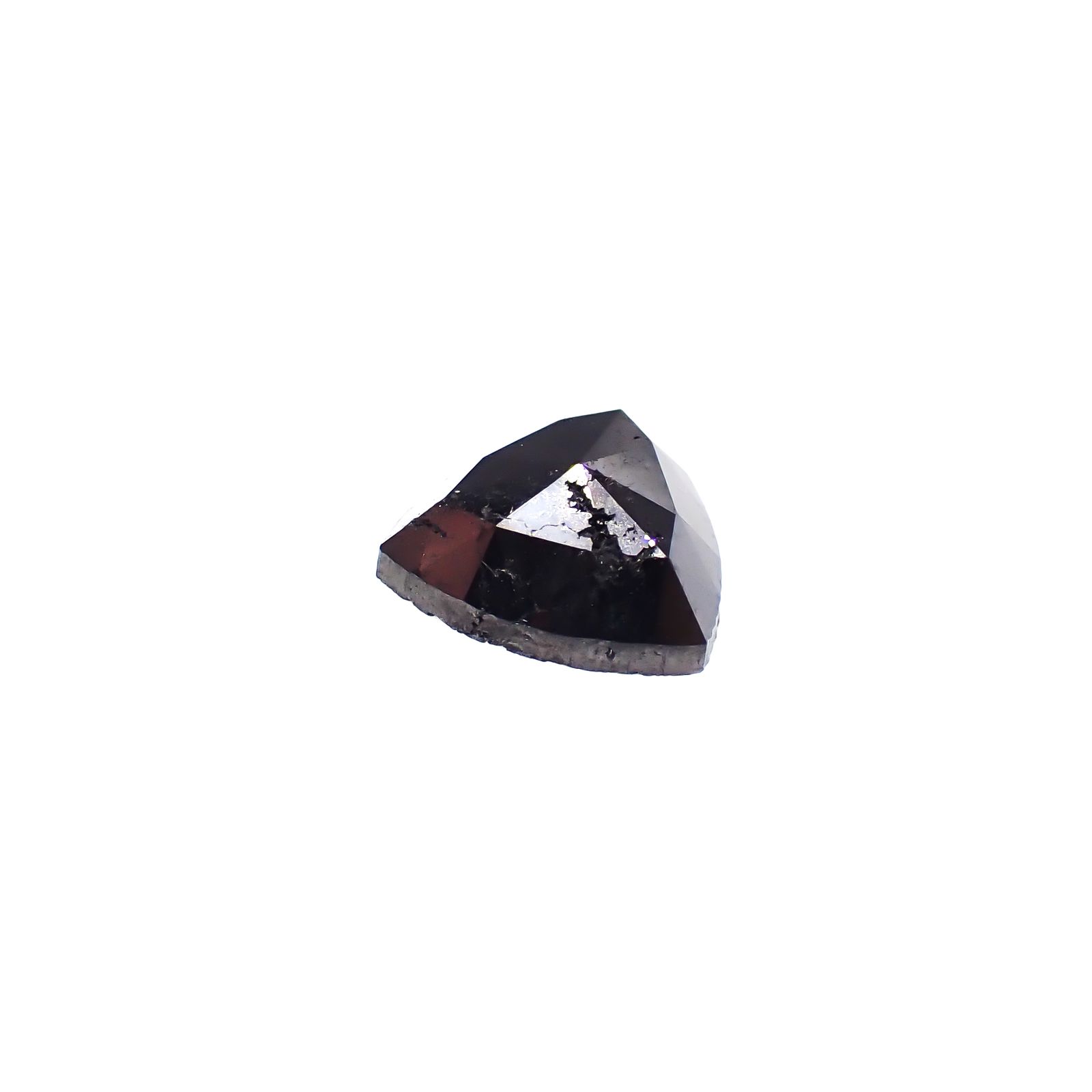 ◇ローズカット◇ブラックダイヤモンド ジンバブエ産 1.46ct[240928908]7.8x7.8mm前後