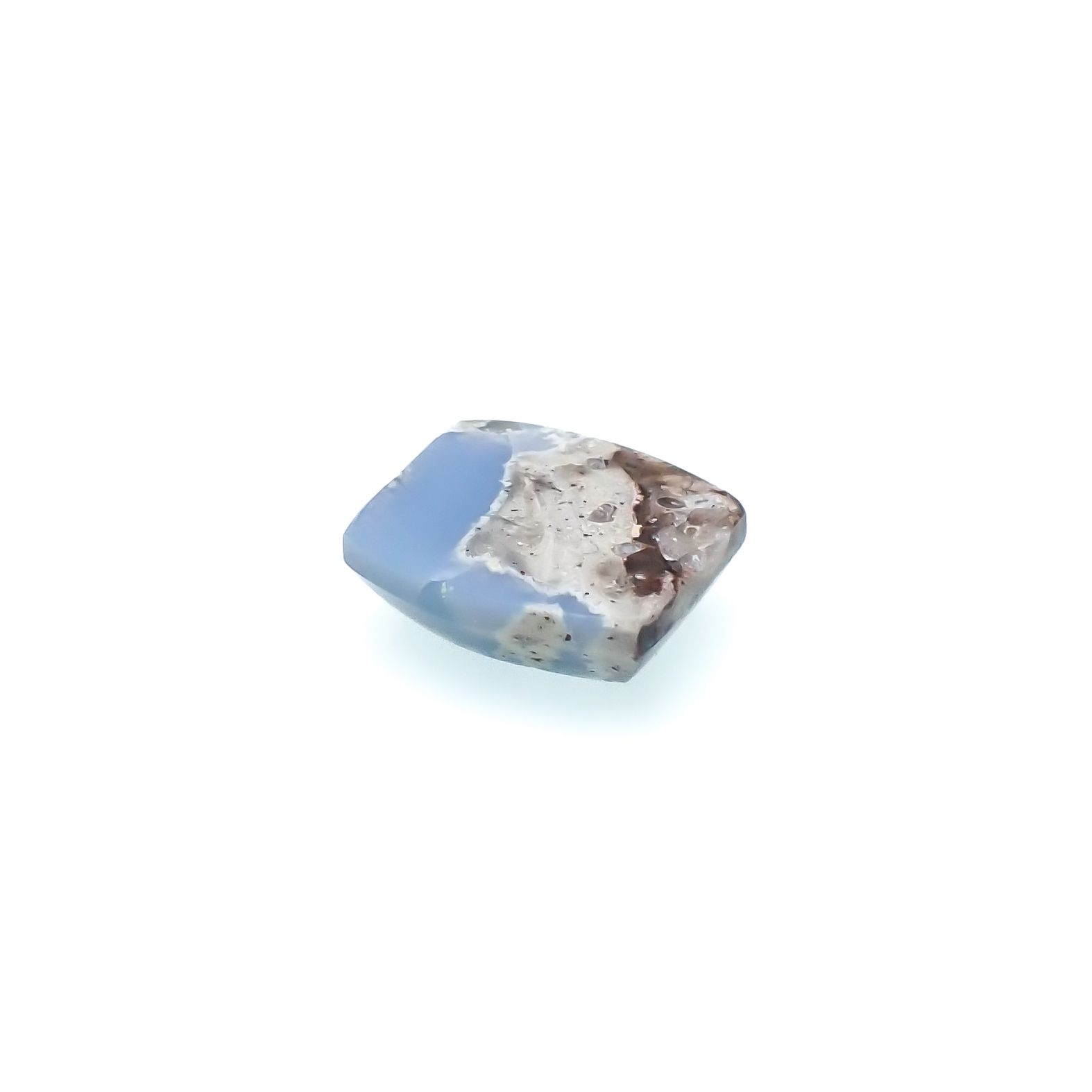 マトリックスブルーオパール アメリカ・オレゴン州産 3.06ct[240125674]10.5x9.1mm前後