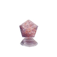 ◇ペンタゴンカット◇ブラッドショットアイオライト インド産 0.60ct[230320948]5.8x6.1mm前後