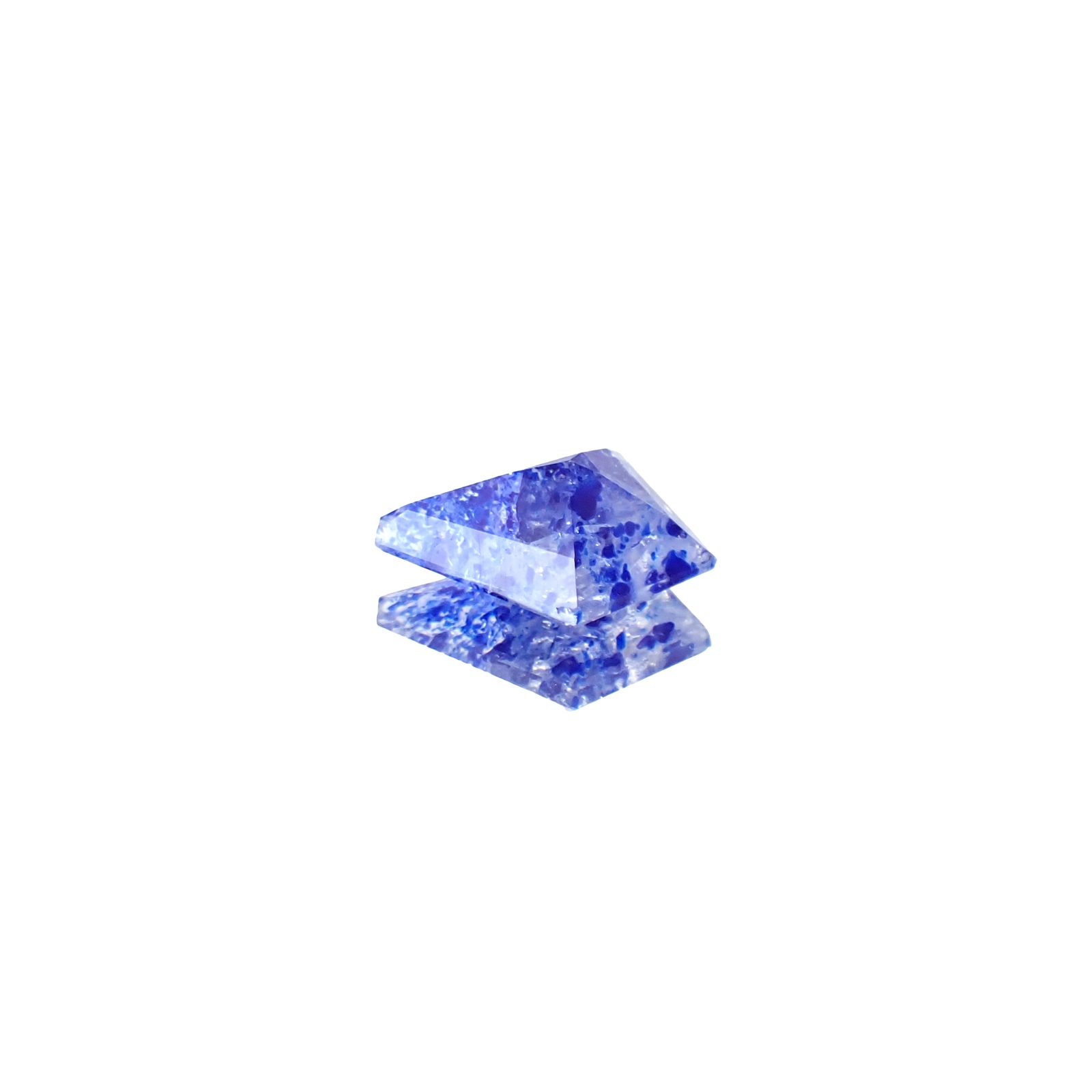 ◇カスタムカット◇ラズライトインソーダライト フルオレッセンス アフガニスタン産 1.14ct [250530472]10.5x8.5mm前後