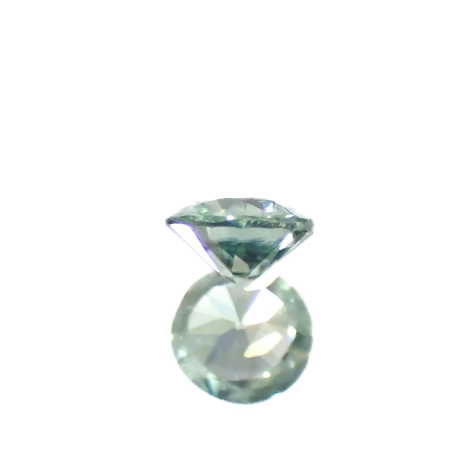 リバースカラーチェンジジルコン ミャンマー・モゴック産 0.25ct[240929175]3.7x3.6mm前後