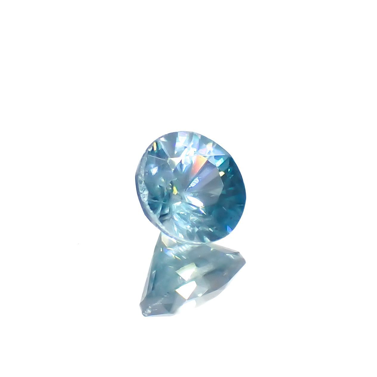 ブルージルコン カンボジア産 0.74ct[230220510]5x4.9mm前後
