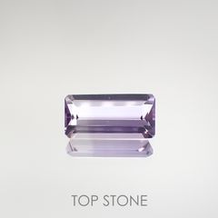 アワーグラスアメジスト(宝石名バイカラー・クォーツ) モロッコ産 2.34ct 識別済[210912327]12.1×5.9mm前後