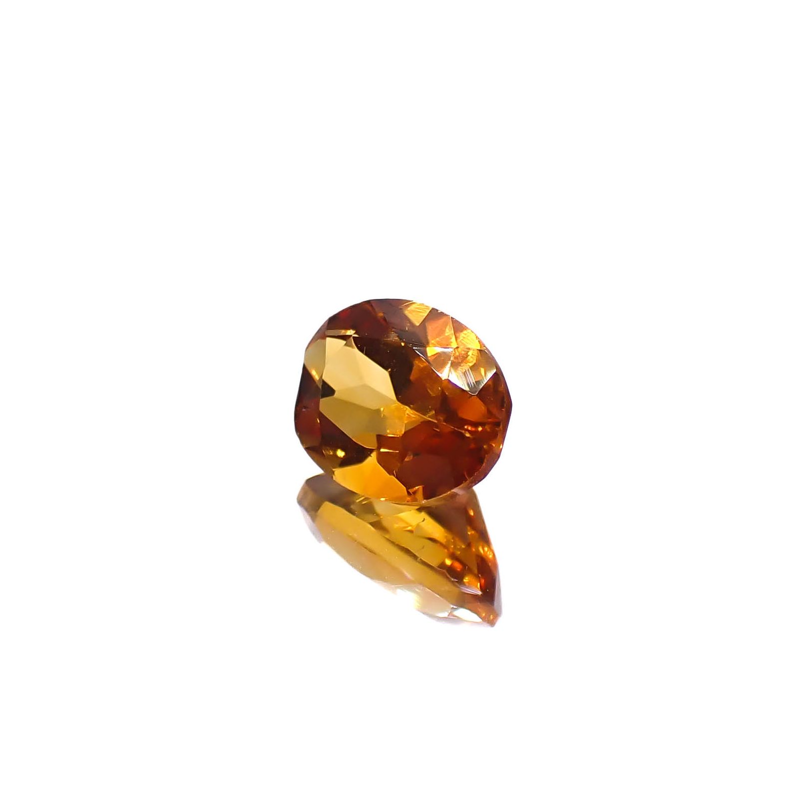 マデイラシトリン ブラジル・ミナスジェライス州産 1.21ct [250630580]8x6.1mm前後