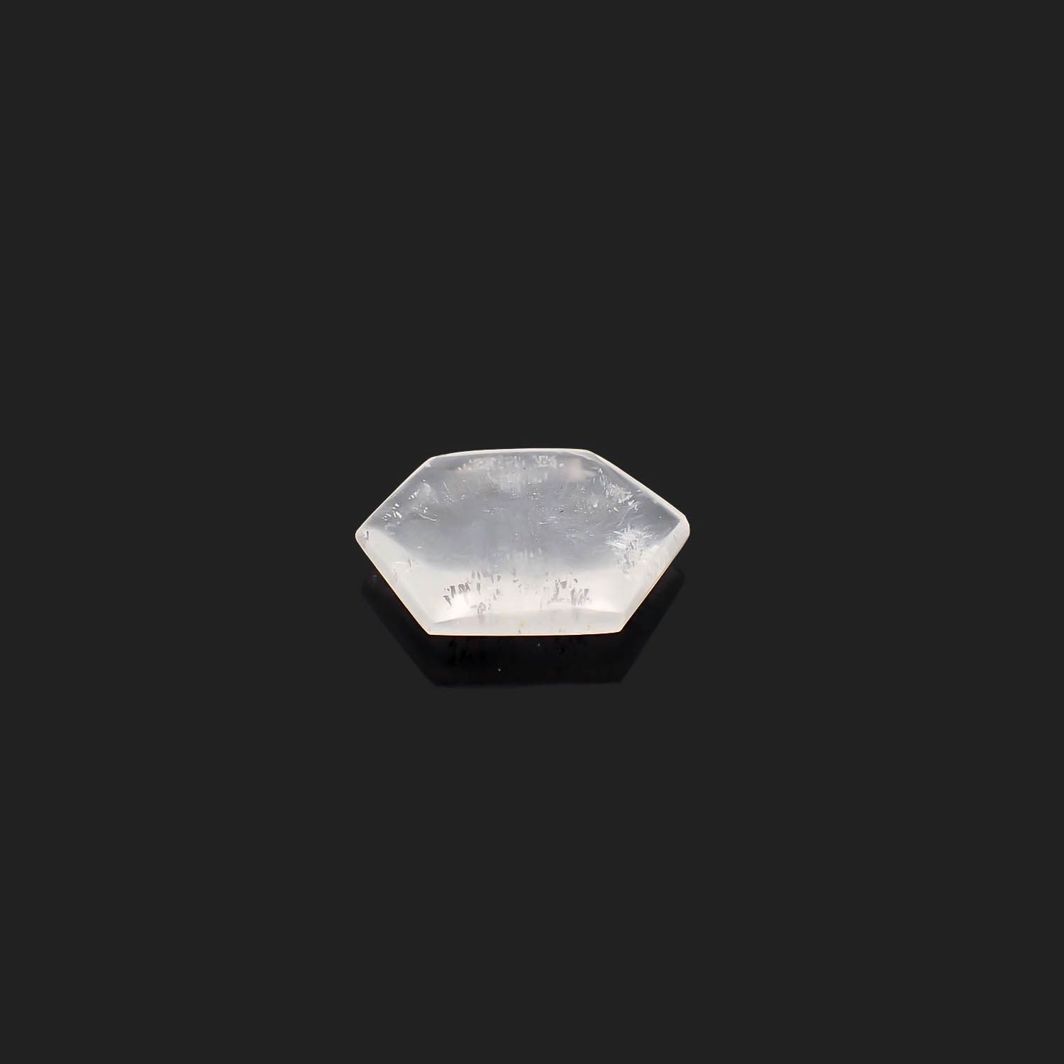 トラピッチェクォーツ 偏光板2枚付き コロンビア・ボヤカ産 25.90ct[230521962]24.4x24.1mm前後