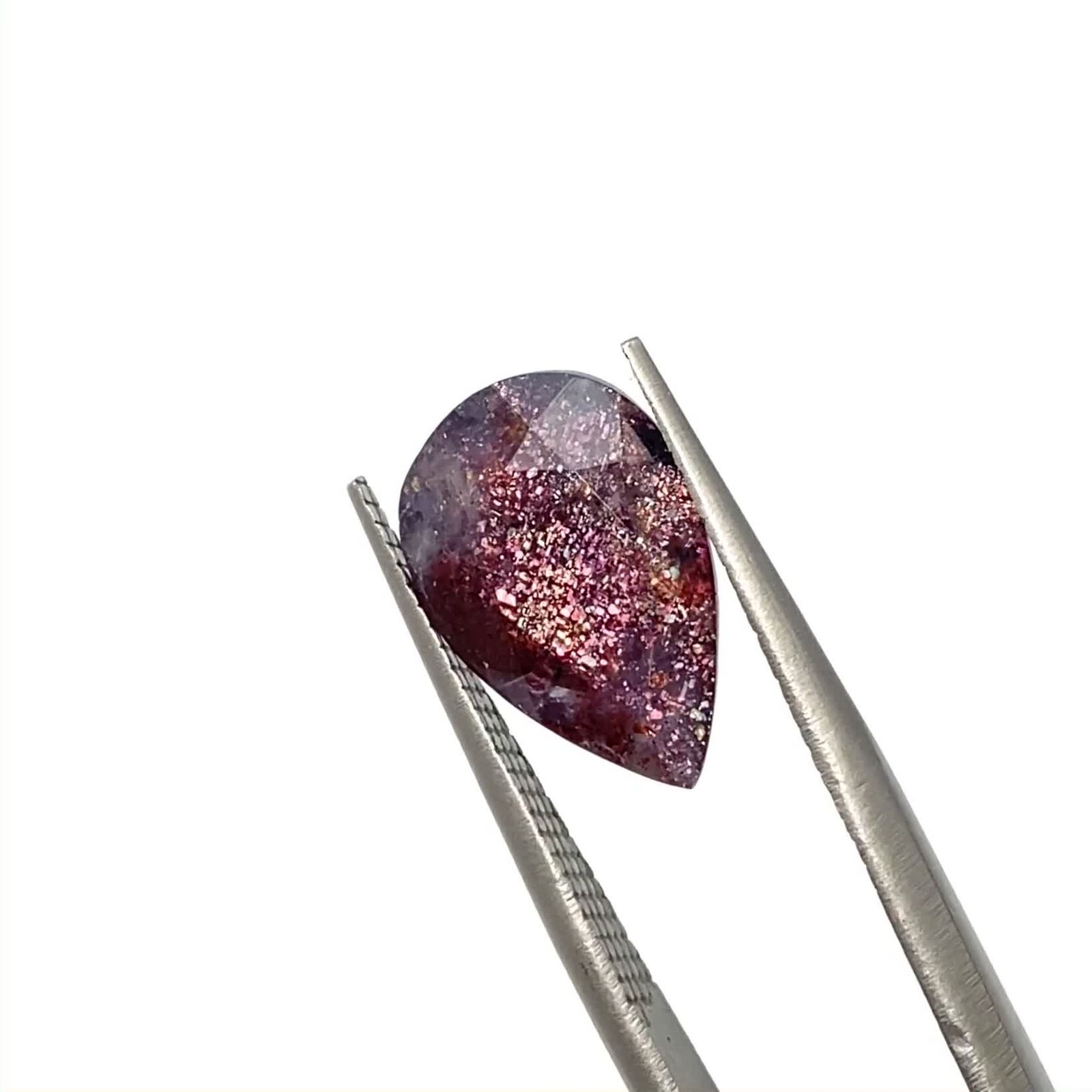 ブラッドショットアイオライト インド産 4.38ct[230622538]13.9x9.2mm