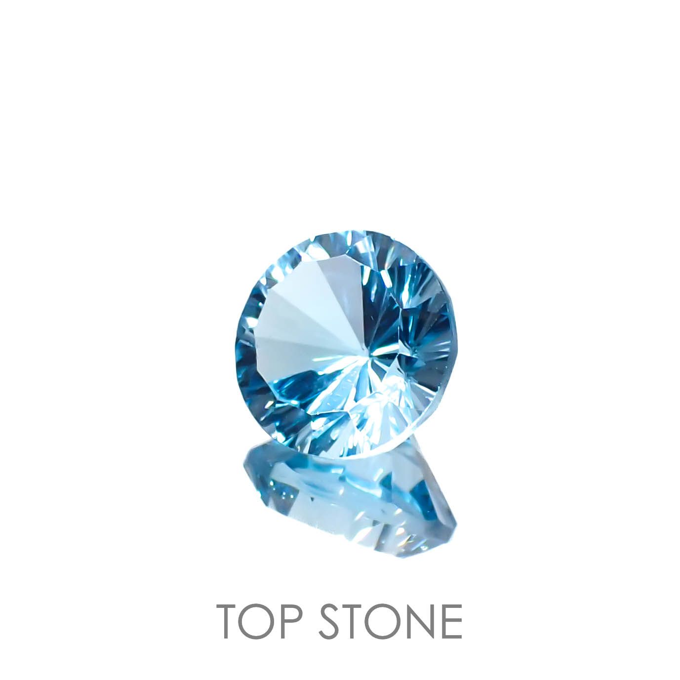 ブルートパーズ ブラジル産 4.43ct[221219351]9.9x9.9mm前後