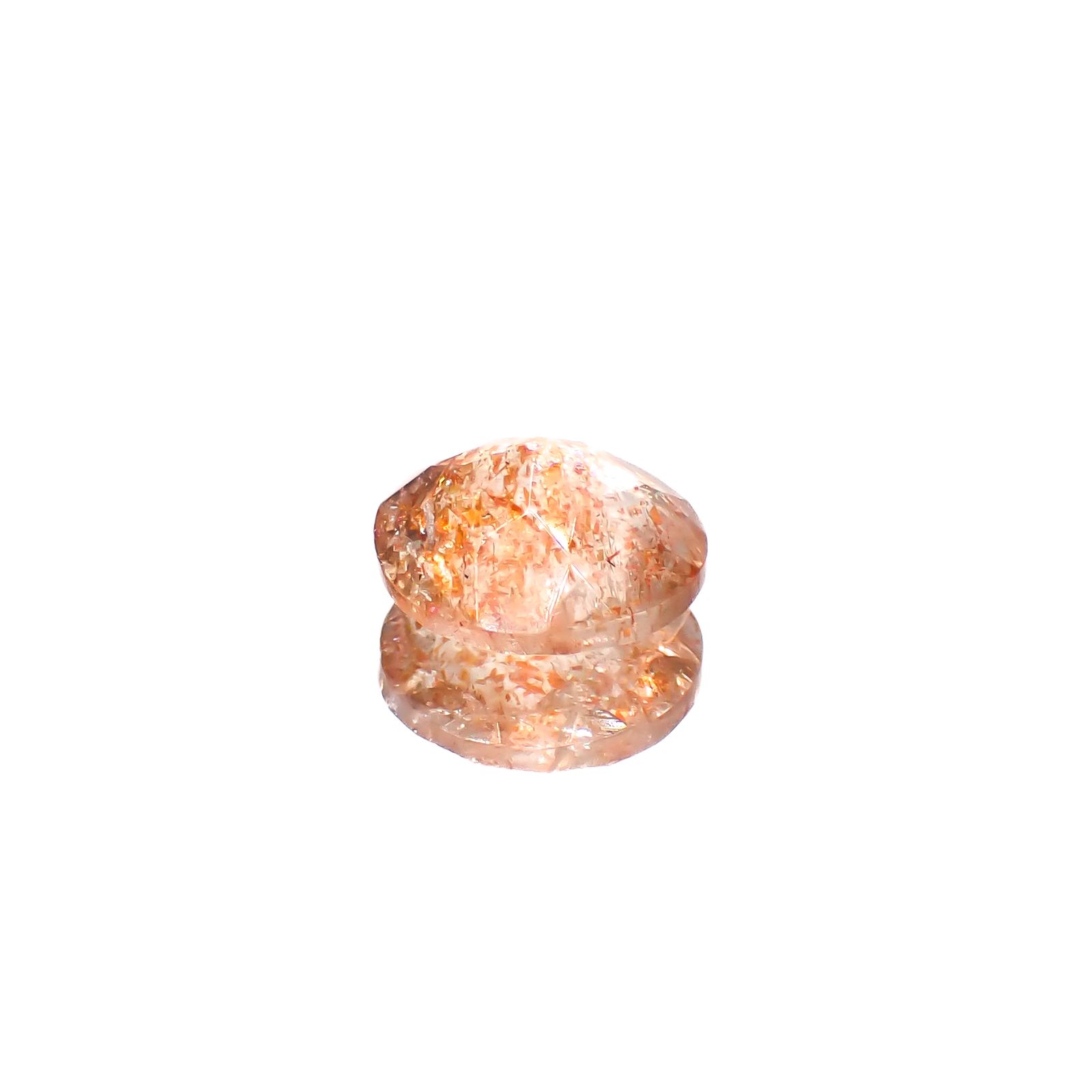イリュージョンサンストーン タンザニア産 1.53ct[240728539]8.2x8.2mm前後