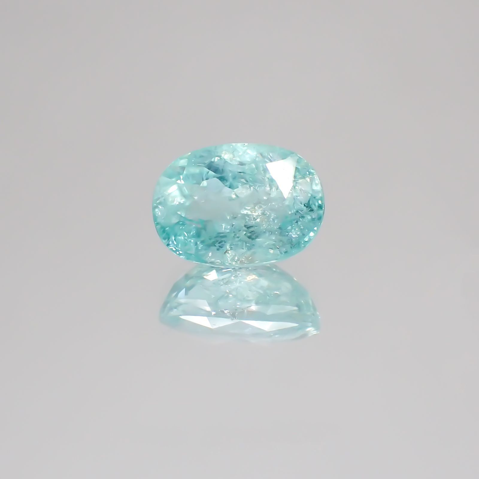 パライバトルマリン モザンビーク産 ルース 1.62ct[21059396]8.2×6mm前後