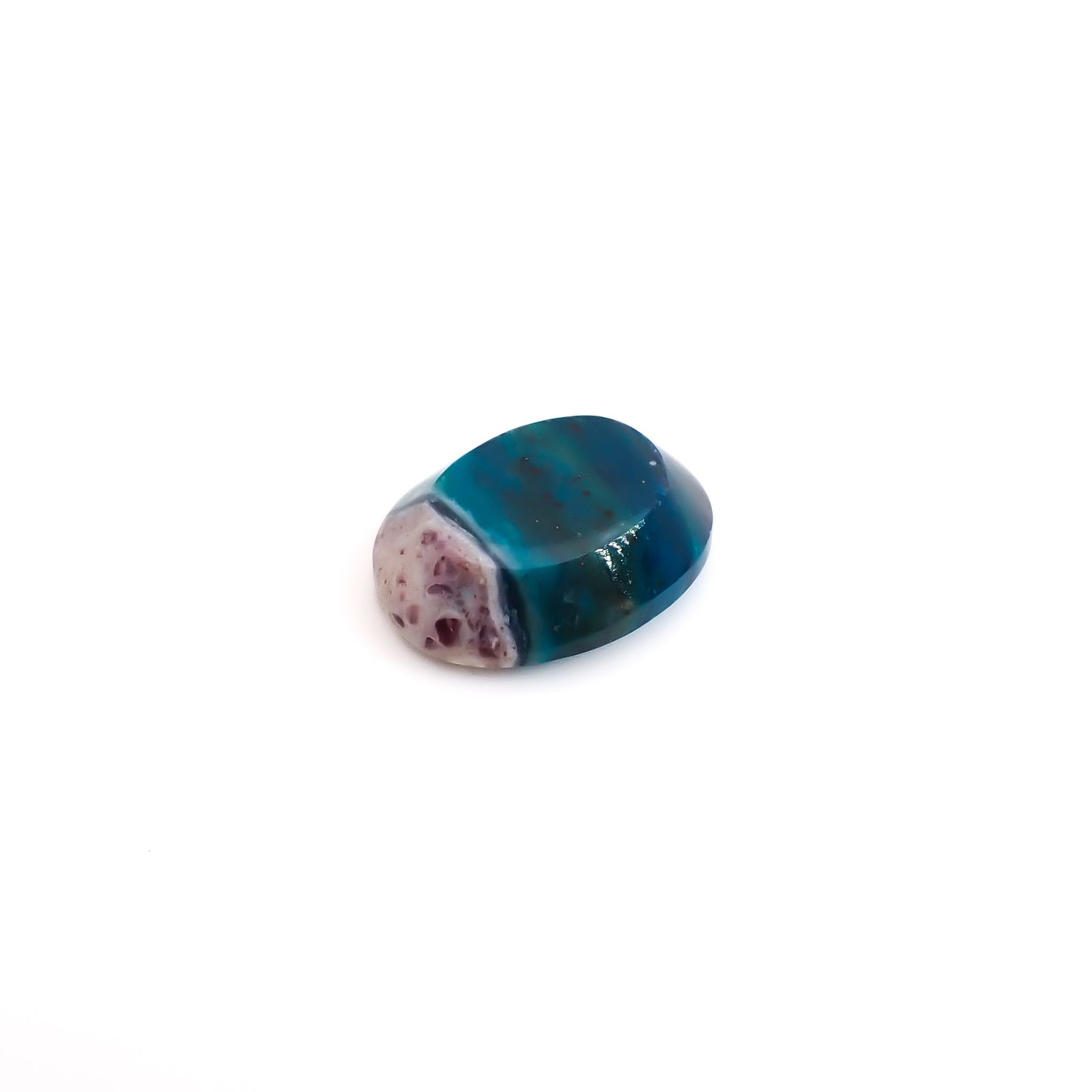 ブルーオパール ペルー産 6.14ct / 15.6x12.3mm前後 [260933089]