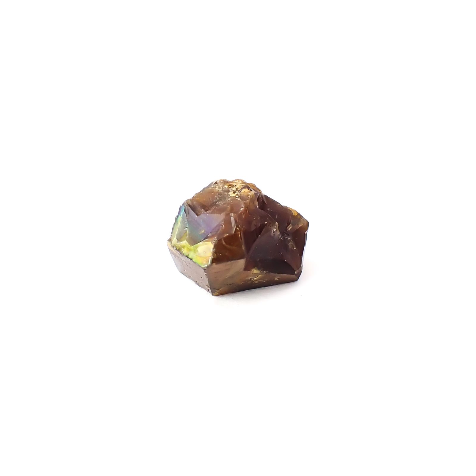 レインボーガーネット原石2個セット 日本・奈良県産 16.21ct(2pcs合計) / 11.5-13.9x7.1-10.2mm前後 [260432079]