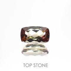 バイカラーアンダリュサイト(宝石名アンダリュサイト) スリランカ産 0.51ct 識別済[20117474]6.1×3.7mm前後