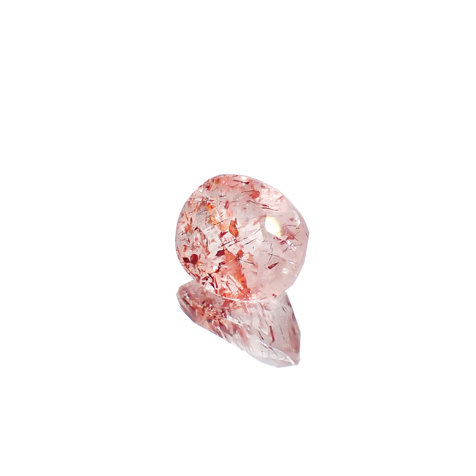 ファイヤークォーツ ナイジェリア産 2.45ct[240326725]9.9x7.9mm前後