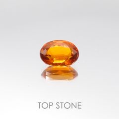 オレンジカイヤナイト タンザニア産 ルース 0.92ct[20095999]7×4.9mm前後