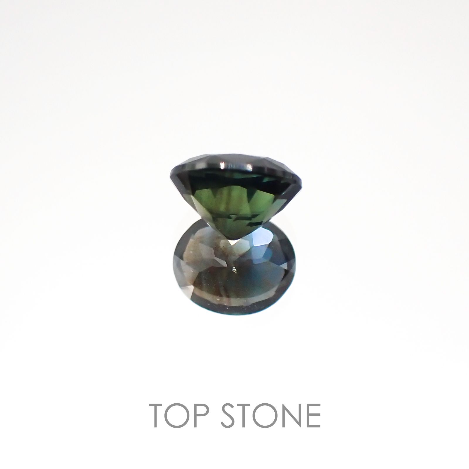 ゴールドシーンサファイア 非加熱 ケニア産 ルース 0.87ct[20107113]6×5mm前後