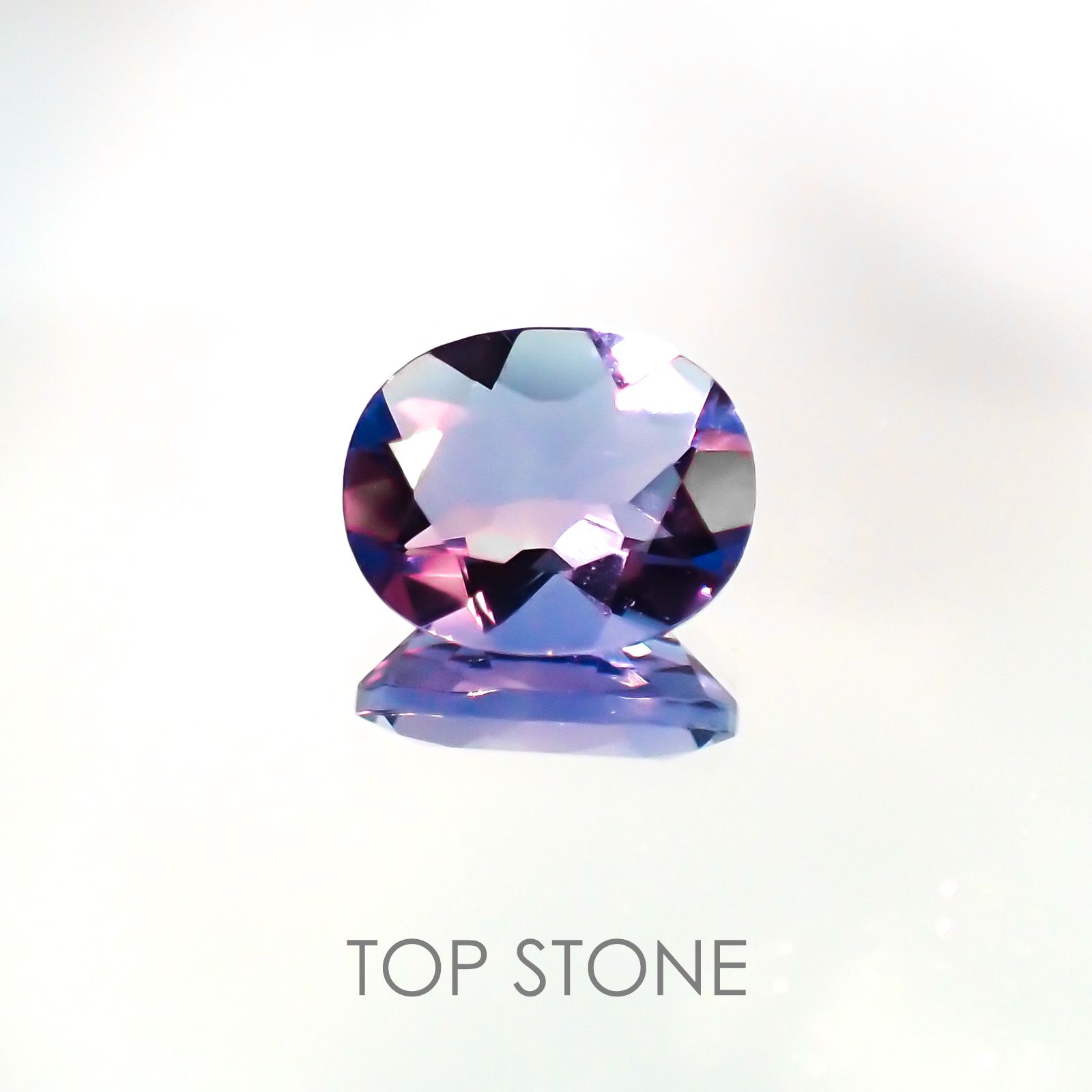 カラーチェンジフローライト ブラジル産 ルース 2.89ct[20117801]10.2×8.1mm前後