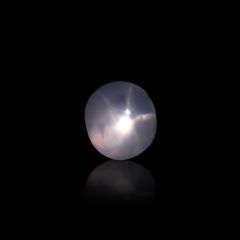 ブルースターサファイア(宝石名スター・サファイア)ビルマ産 0.64ct 識別済[230321215]4.4x3.9mm前後