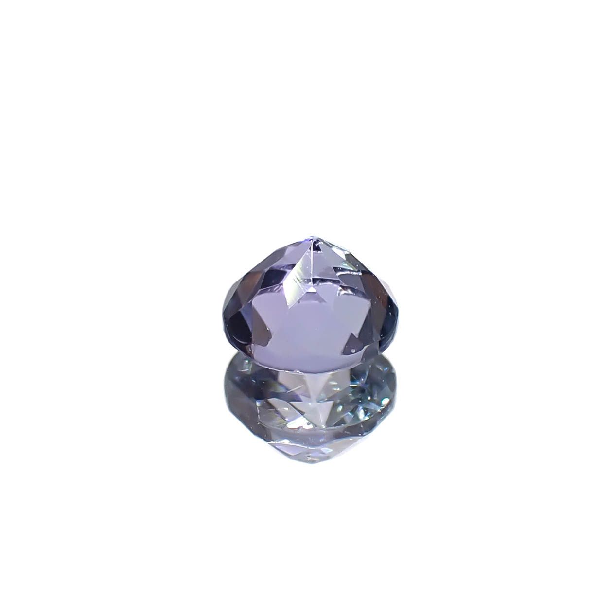 バイカラータンザナイト(宝石名ゾイサイト)タンザニア産 0.42ct 識別済[240828604]4.5x4.5mm前後