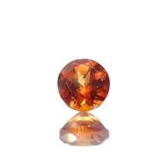 オレンジロードクロサイト 南アフリカ産 0.13ct[230321031]2.9x2.8mm前後