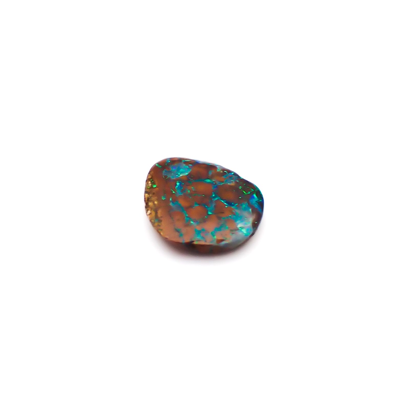 ボルダーオパール オーストラリア産 0.87ct / 8.8x7.7mm前後 [260933074]