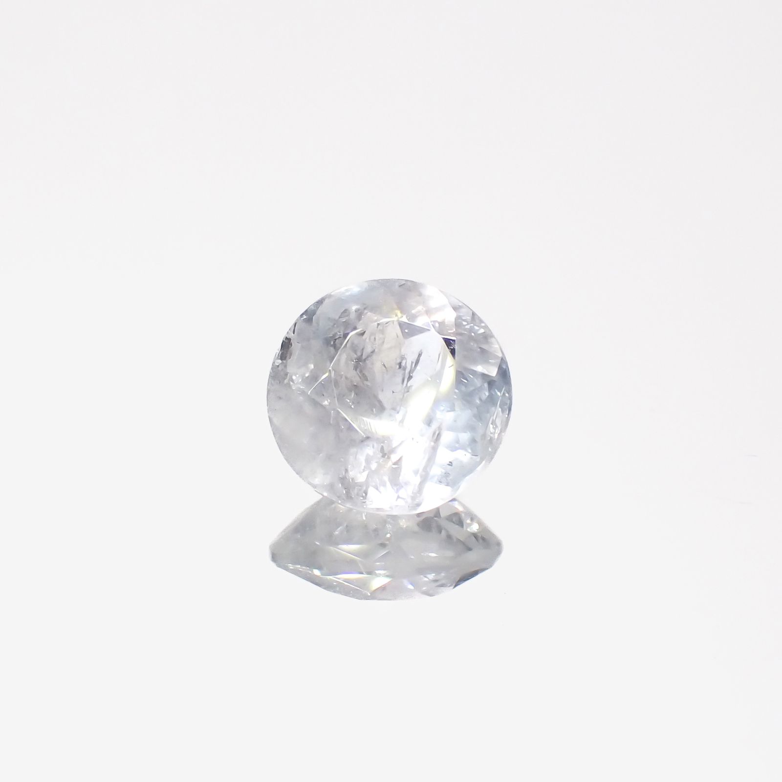 ユークレース(宝石名ユークレース)ブラジル産 1.043ct ソ付(彩珠)[231124257]6.8x6.7mm前後