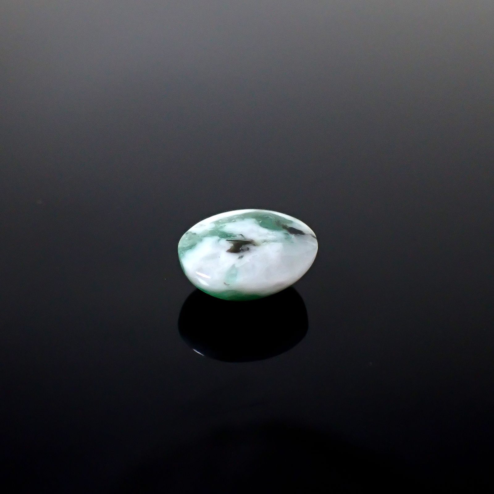 マトリックスエメラルド(エメラルドインクォーツ/フェルドスパー) ブラジル産 4.59ct [250430166]12x10.1mm前後