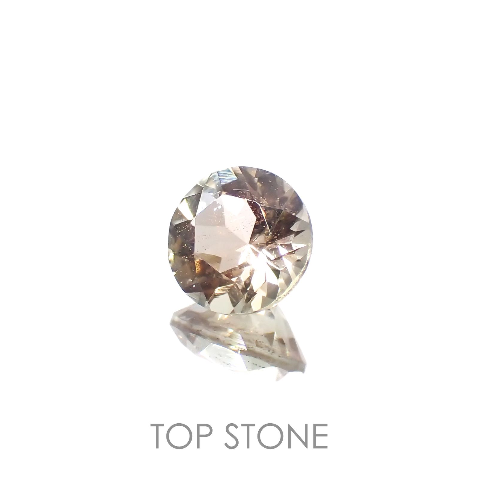 バイカラーオレゴンサンストーン アメリカ・オレゴン州産 0.74ct[230220678]6x6mm前後