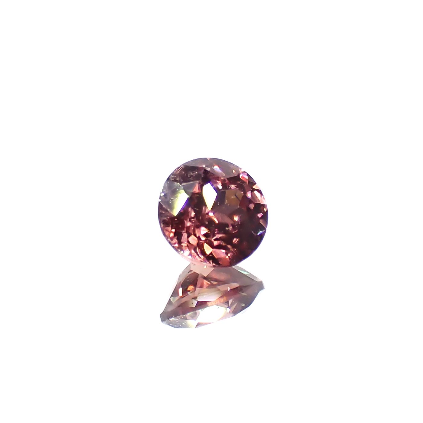 ピンクジルコン スリランカ/カンボジア産 0.48ct[240627911]4.2x4.2mm前後