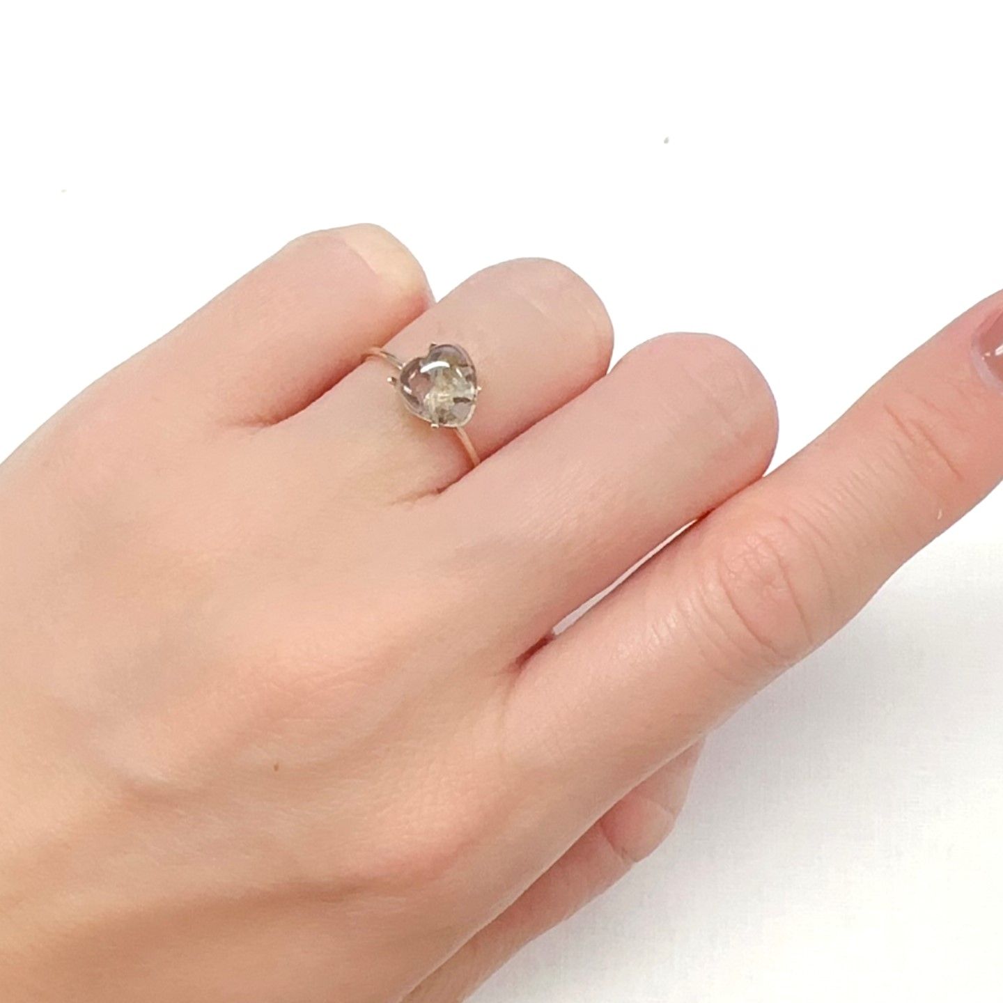 デンドリチッククォーツ ブラジル産 1.49ct[231225136]7.8x7.7mm前後