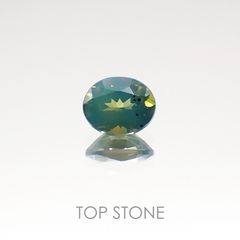 ゴールドシーンサファイア 非加熱 ケニア産 ルース 0.41ct[20107109]4.9×3.9mm前後