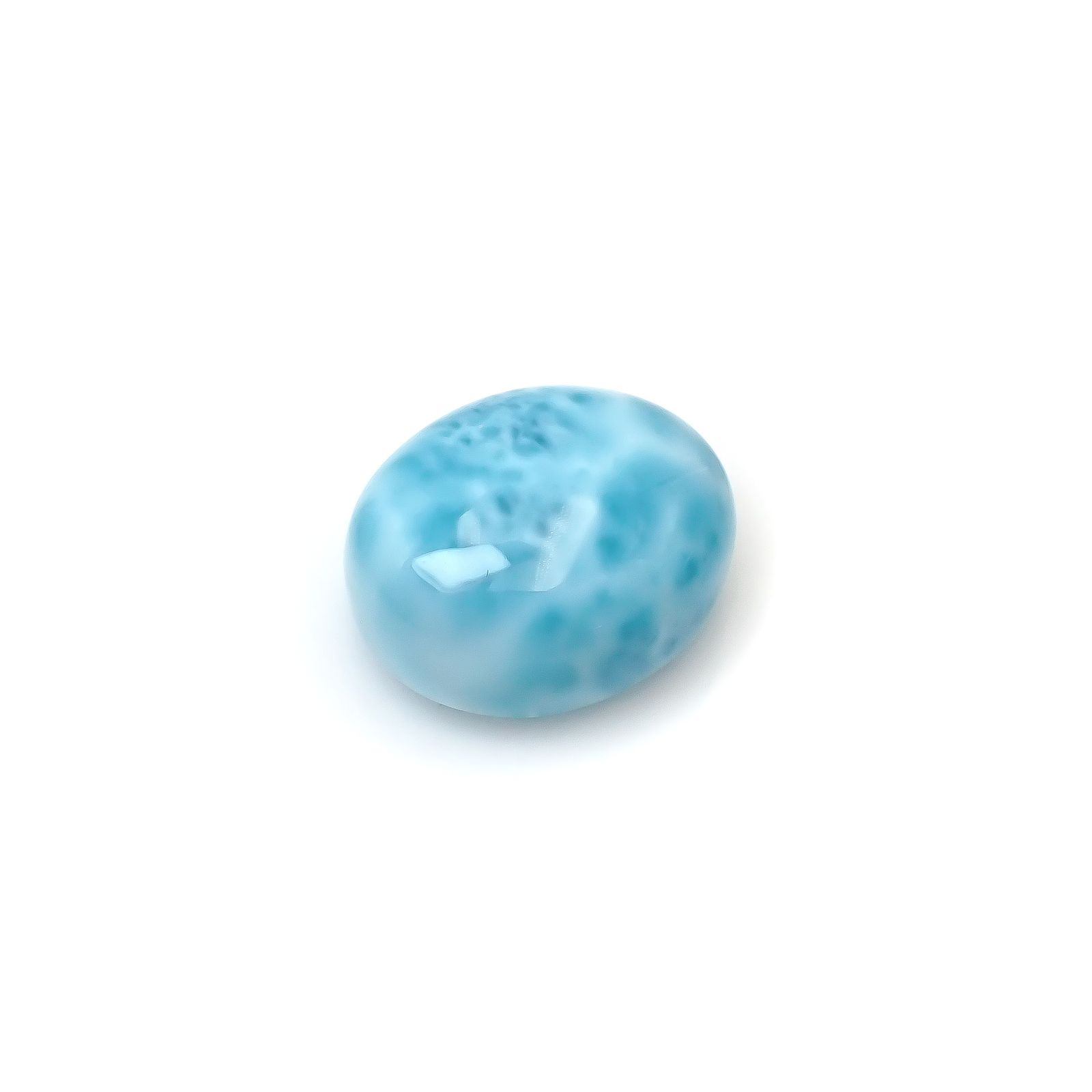 ラリマー(両面模様タイプ） ドミニカ共和国産 45.33ct [250630545]23.2x19.8mm前後