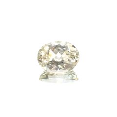 イエローユークレース(宝石名イエロー・ユークレース)ブラジル産 ソ付(彩珠) 12.494ct / 16.7x13.1mm前後 [220918079]