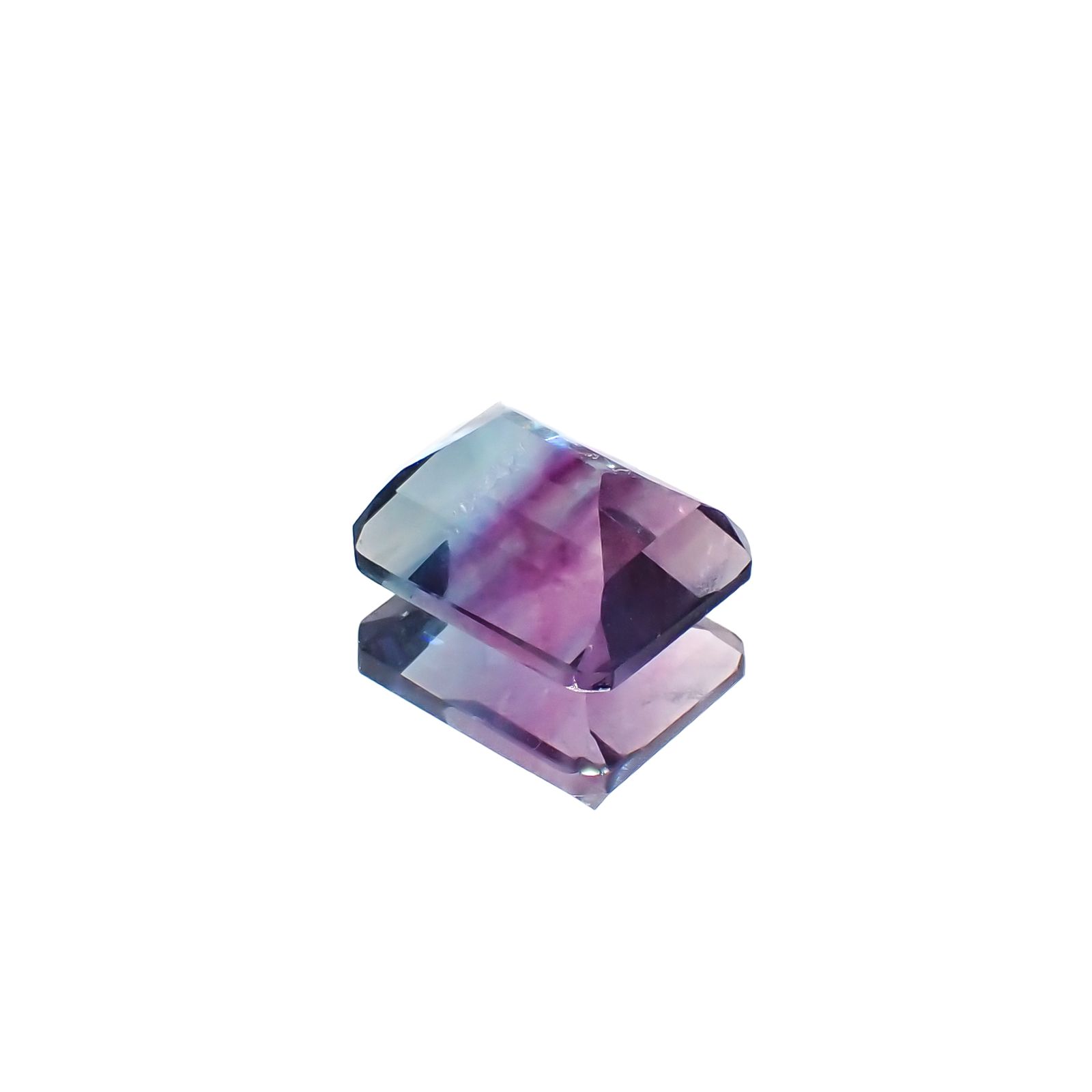 パーティカラーフローライト フルオレッセンス ブラジル産 5.51ct[230823272]11x8.9mm前後