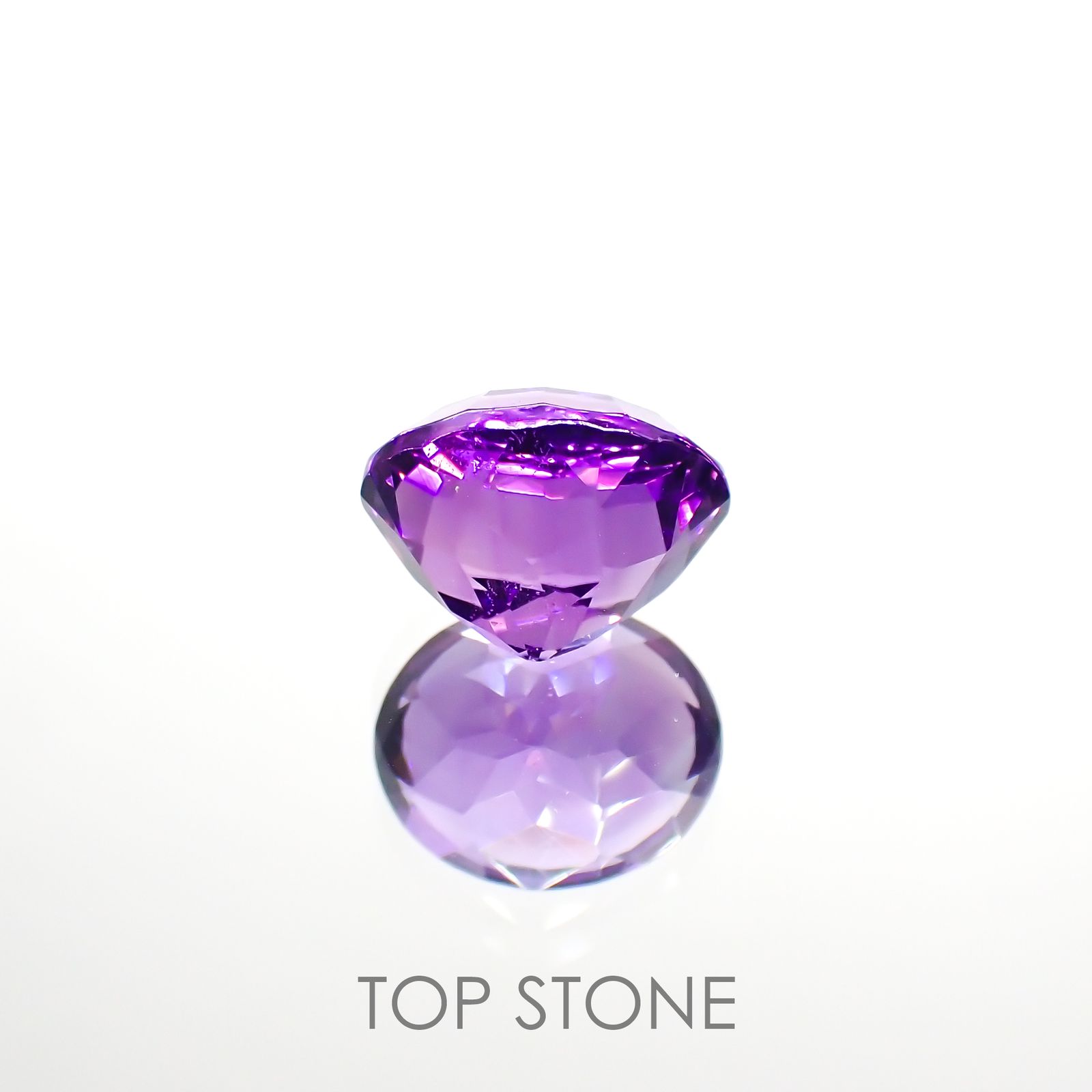 カラーシフトアメジスト(宝石名アメシスト)ブラジル/ウルグアイ産 3.77ct 識別済[220113959]10.7x8.7mm前後