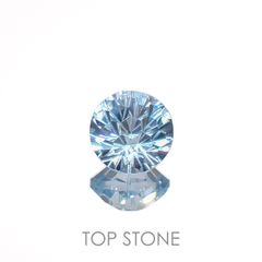 ◇カスタムカット◇ブルートパーズ ブラジル産 2.97ct[221219357]8.2x8.2mm前後