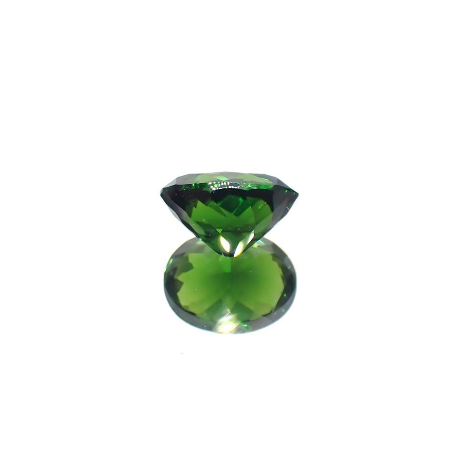 クロムトルマリン(宝石名クロム・トルマリン)タンザニア産 ソ付(彩珠) 2.793ct / 10x7.7mm前後 [221119037]