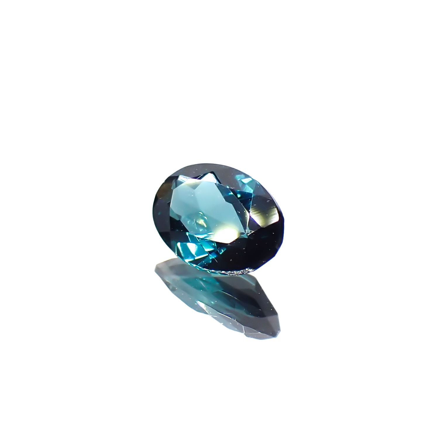 ブルーグリーントルマリン ブラジル産 0.33ct[240628041]5.8x3.7mm前後