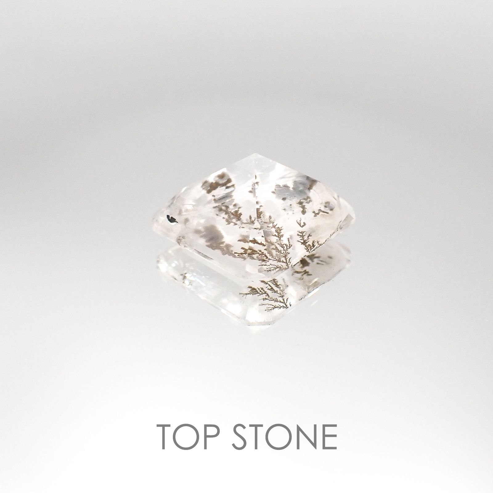 デンドリチッククォーツ ブラジル産 ルース 6.19ct[20084946]12×12mm前後