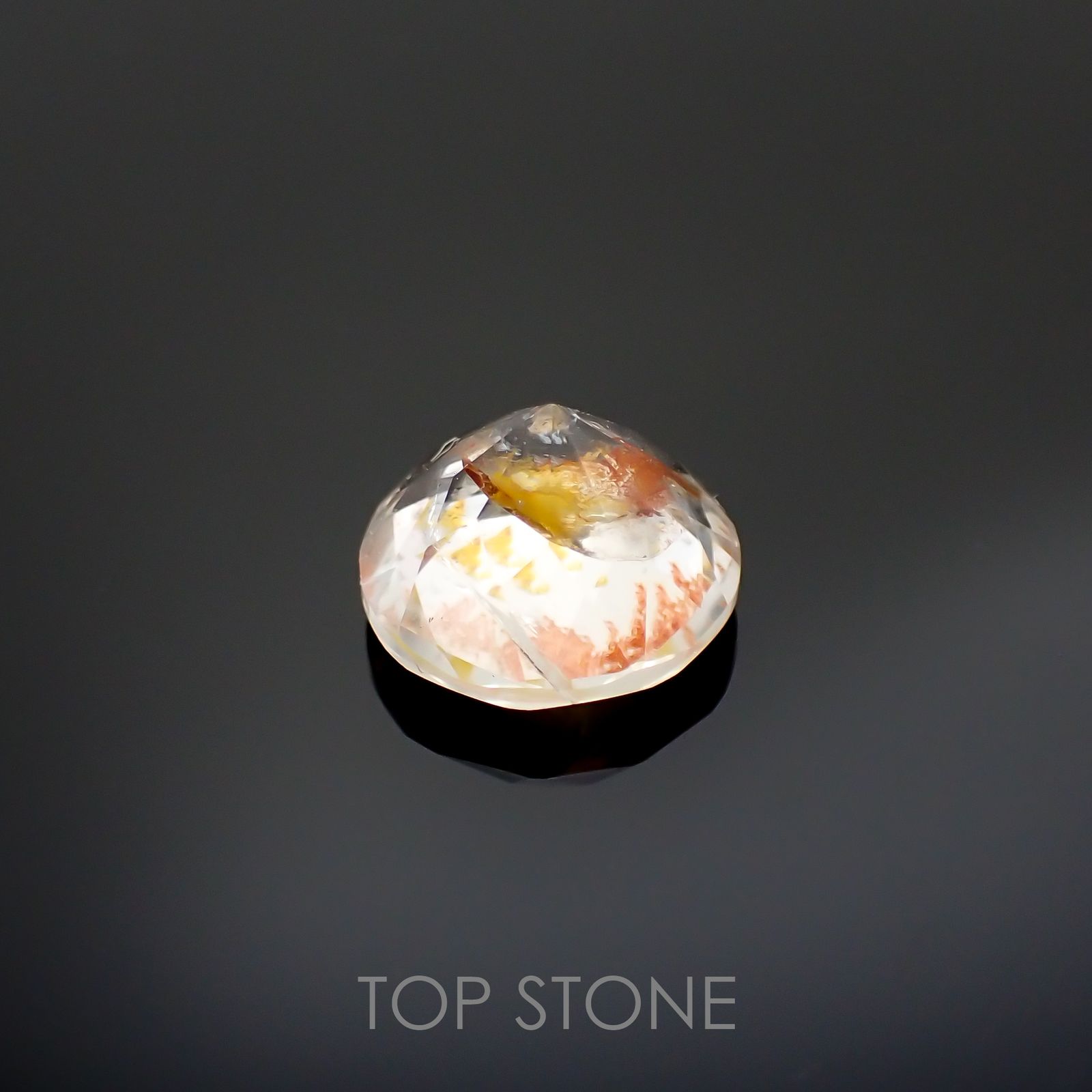 オーロラクォーツ ブラジル・ミナスジェライス産 3.64ct[220114365]10.2x10.2mm前後