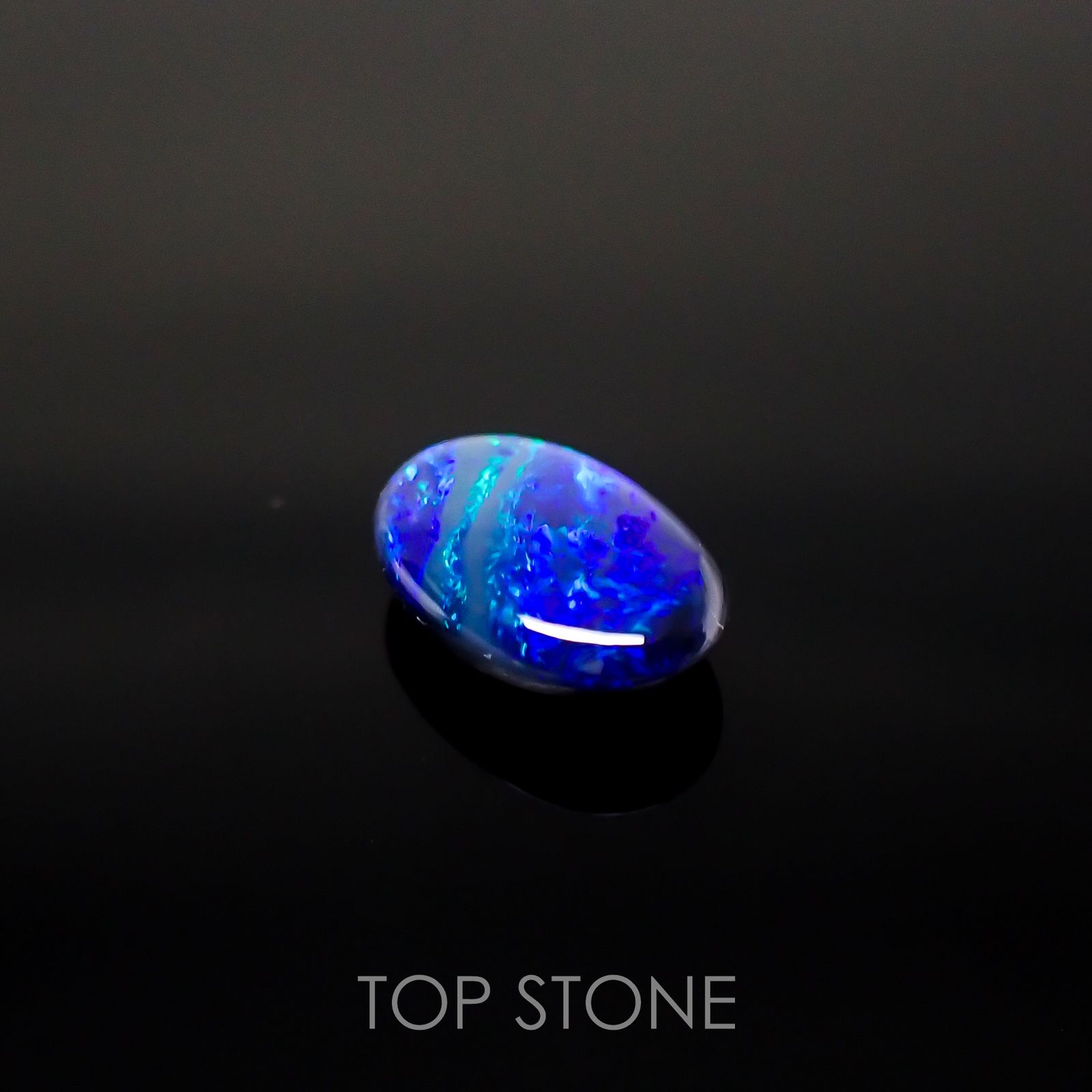 ブラックオパール オーストラリア産 ルース 0.96ct[210611322]8.7×6mm前後