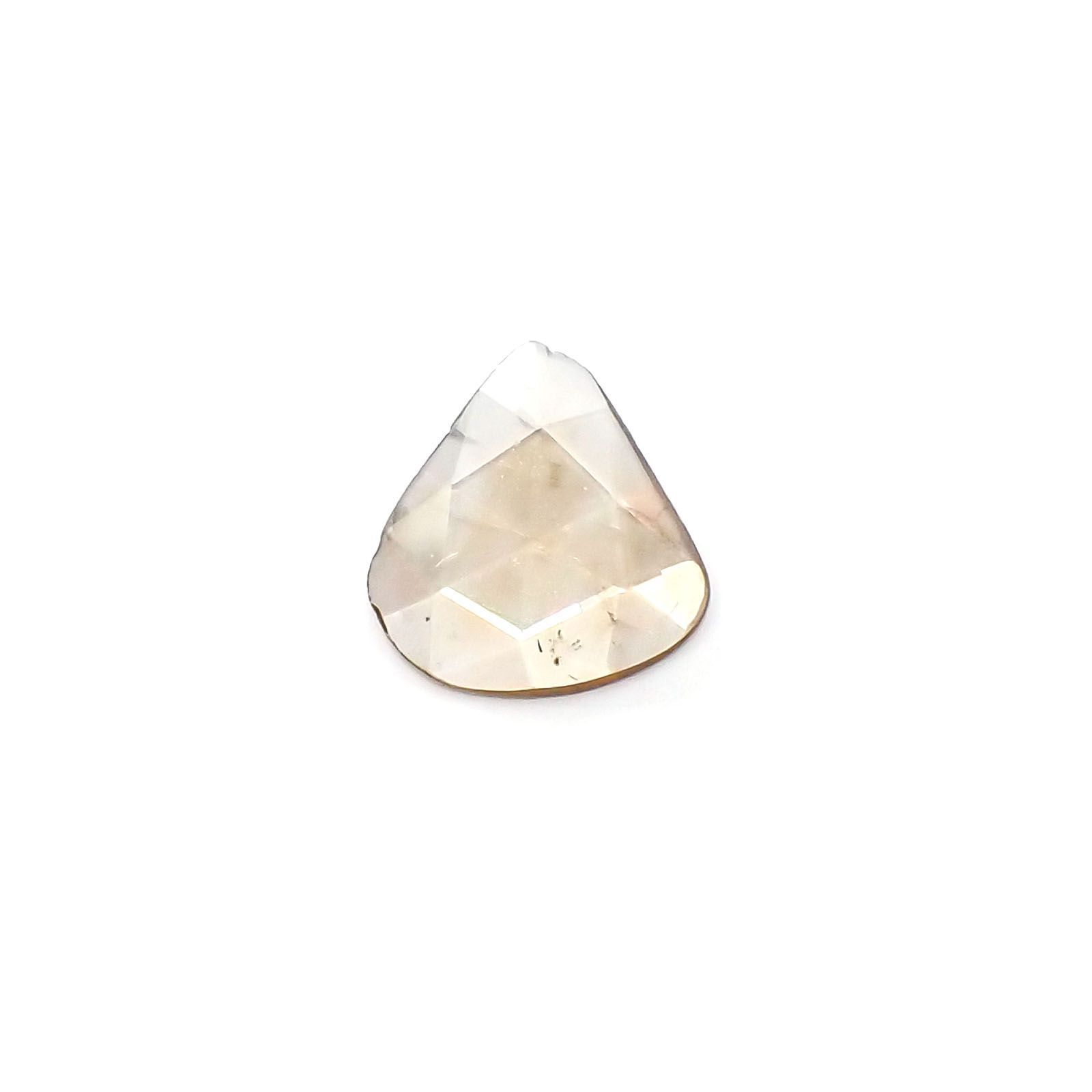 ◇ローズカット◇スライスカットダイヤモンド(宝石名ダイアモンド) 0.22ct 識別済[231024024]6.9x5.6mm前後 | TOP  STONE(トップストーン)