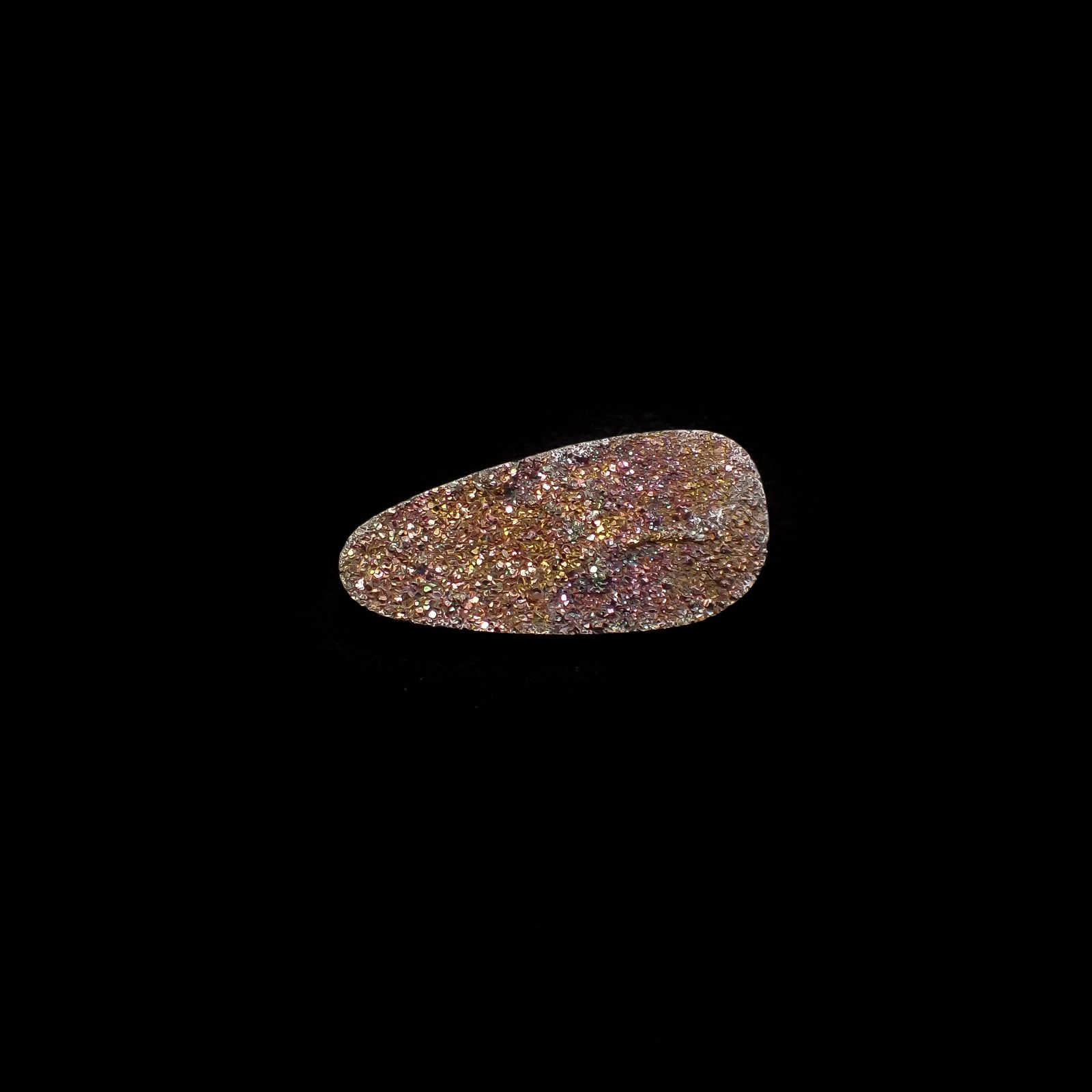 ◇フリーフォーム◇レインボーパイライト 原石 ロシア産 6.83ct[240527470]21.9x10mm前後