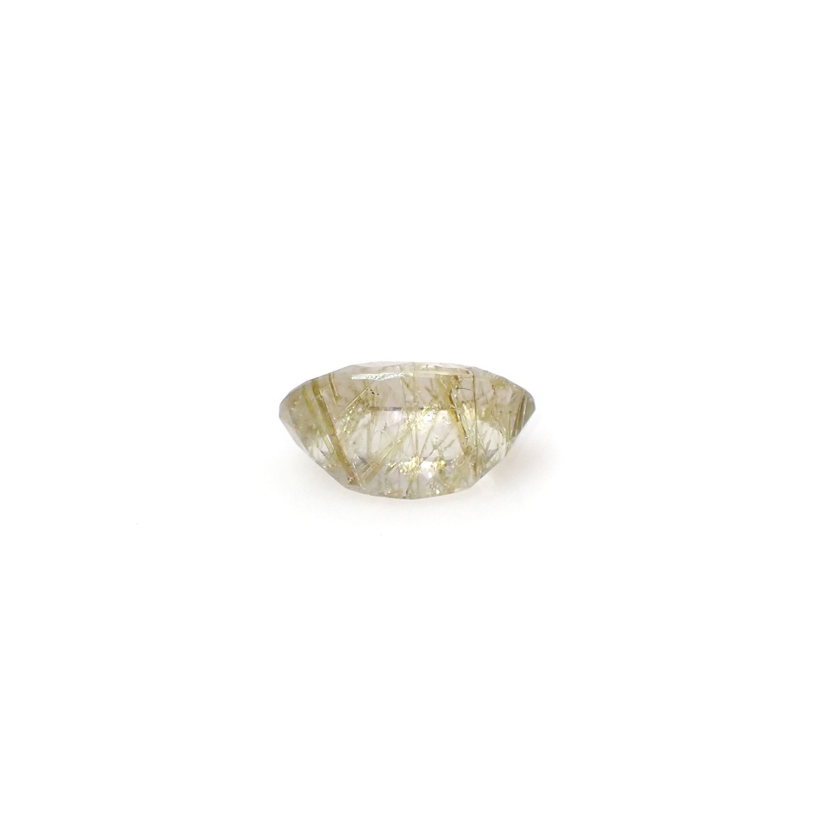 エピドートインクォーツ ブラジル産 3.56ct[240427291]12.2x8.3mm前後