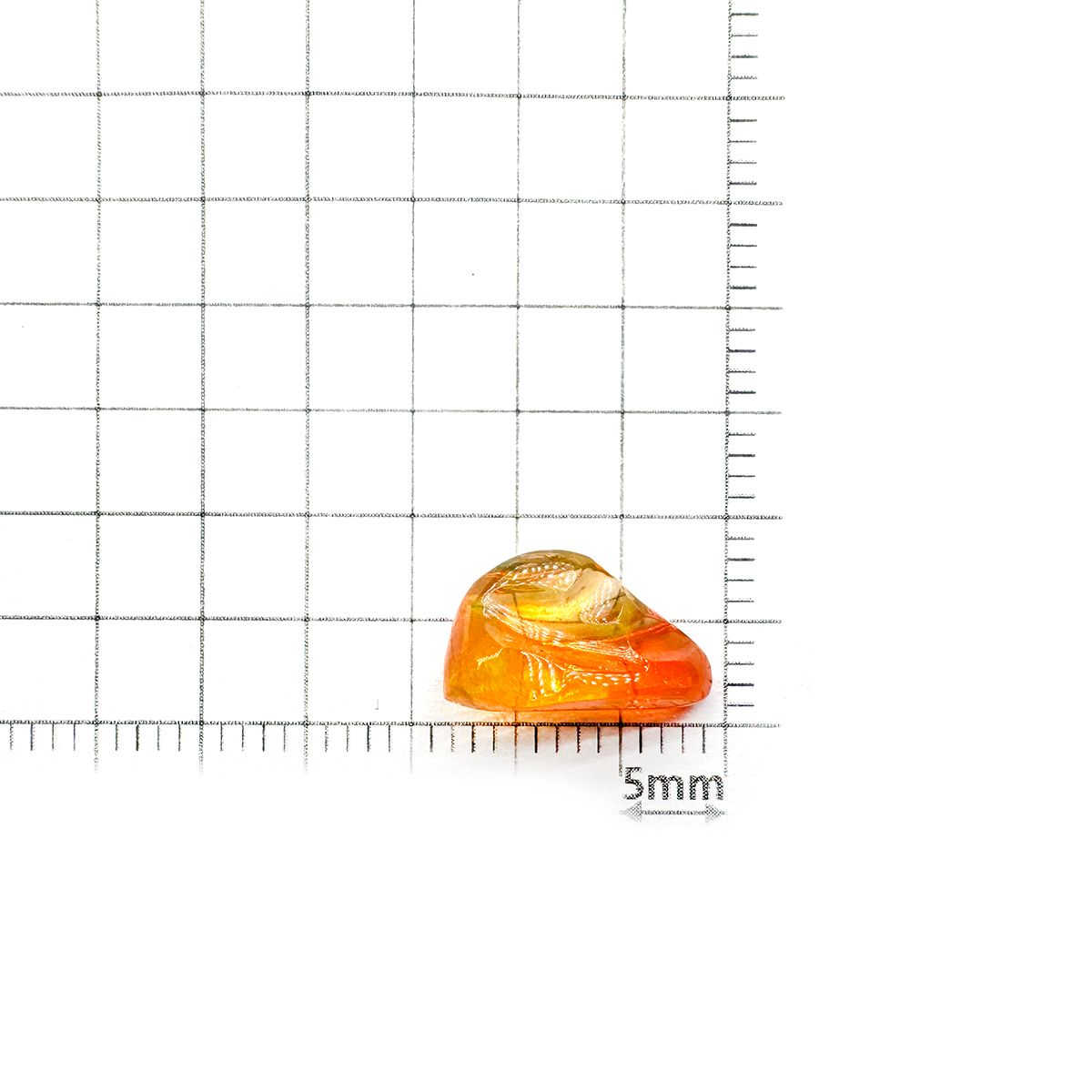 ファイヤーオパール 原石 メキシコ産 2.20ct[240226185]12.6x7.2mm前後