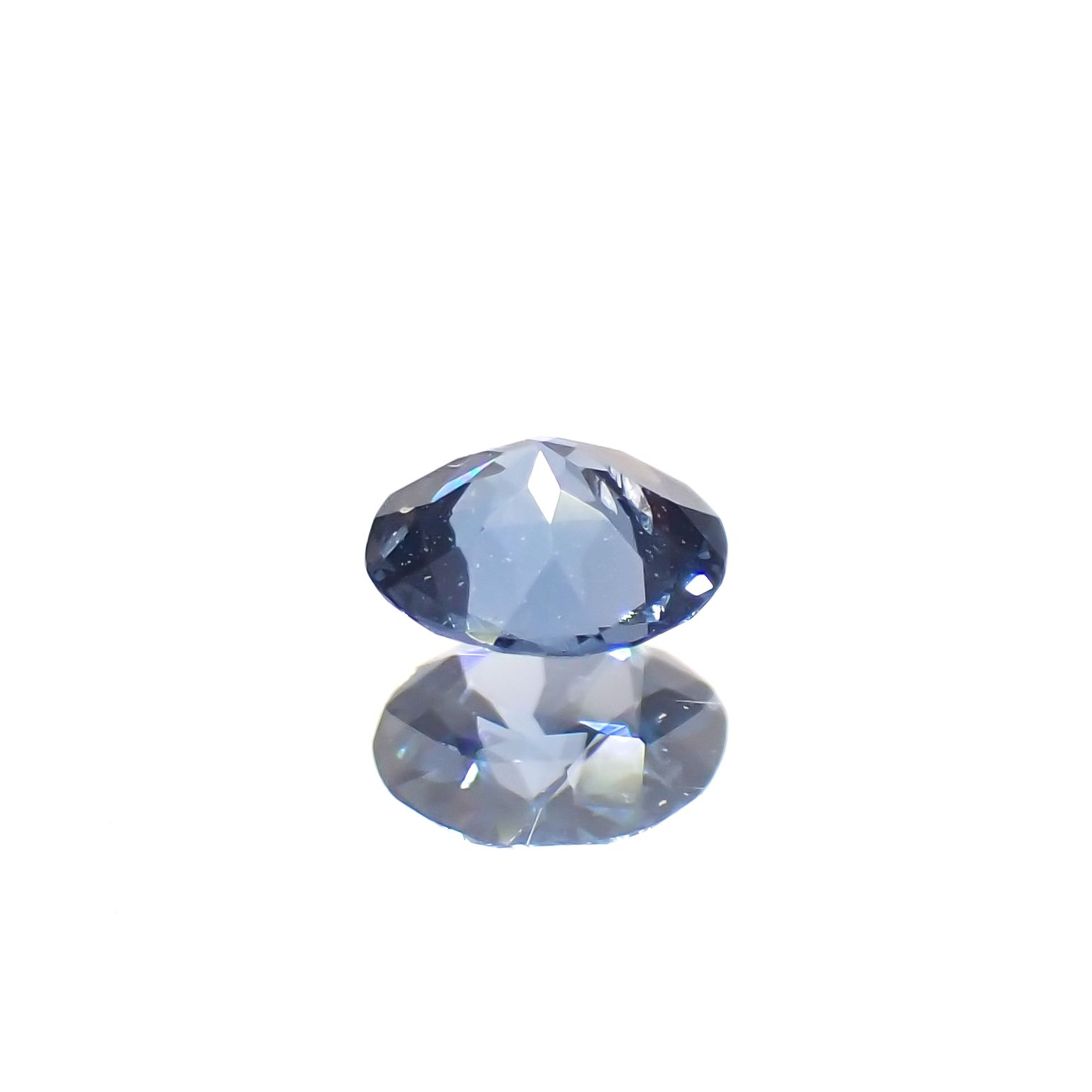 コバルトブルースピネル(宝石名ブルー・スピネル)タンザニア産 0.150ct ソ付(日独)[230622544]3.49x3.57mm前後
