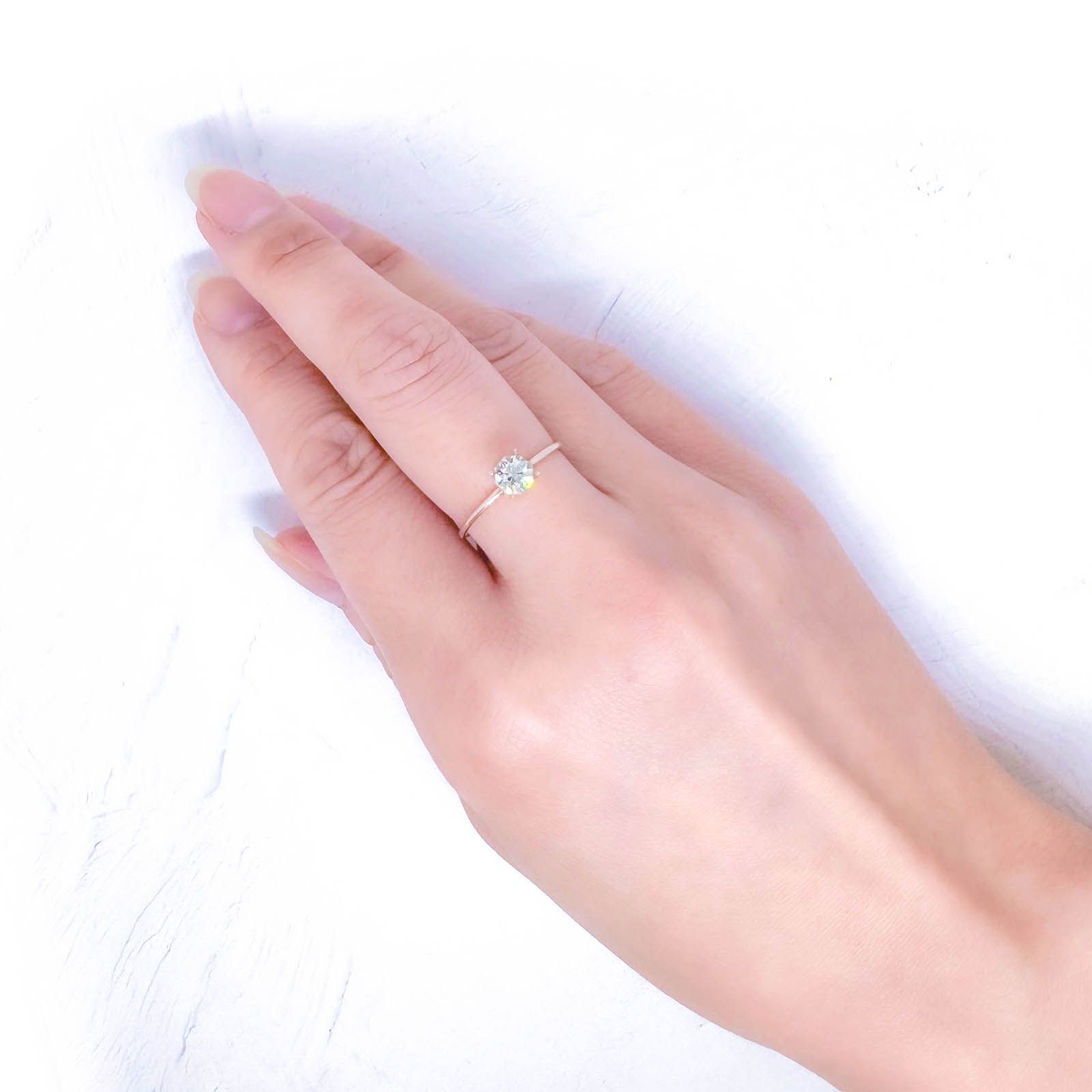 ◇オクタゴンカット◇カラーレスジルコン(宝石名ホワイト・ジルコン)スリランカ/カンボジア産 識別済 0.78ct / 4.8x4.8mm前後 [251231388]