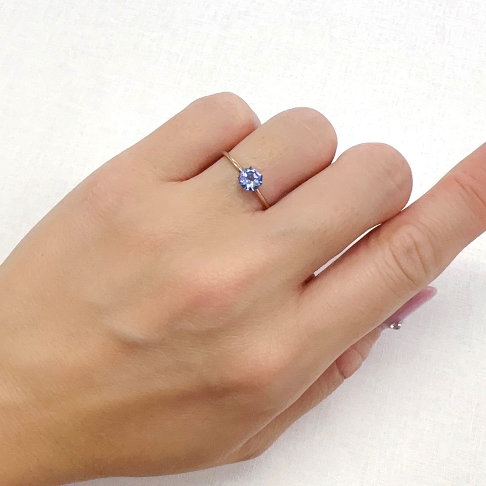 ◇オクタゴンカット◇タンザナイトSA(宝石名タンザナイト)タンザニア産 0.48ct 識別済[231124165]5x5mm前後
