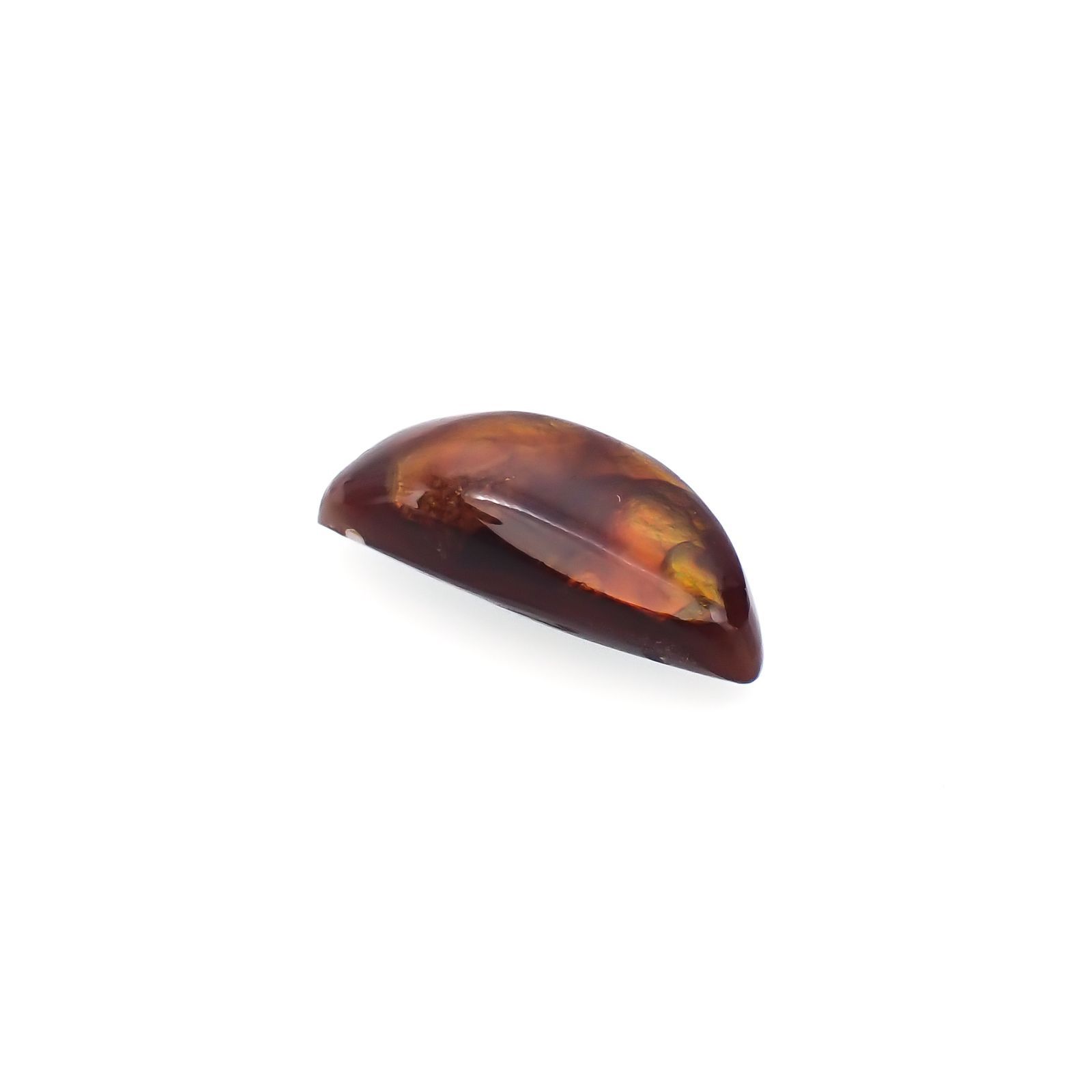 ◇フリーフォーム◇ファイヤーアゲート メキシコ産 5.87ct[220917777]18.1x8.4mm前後
